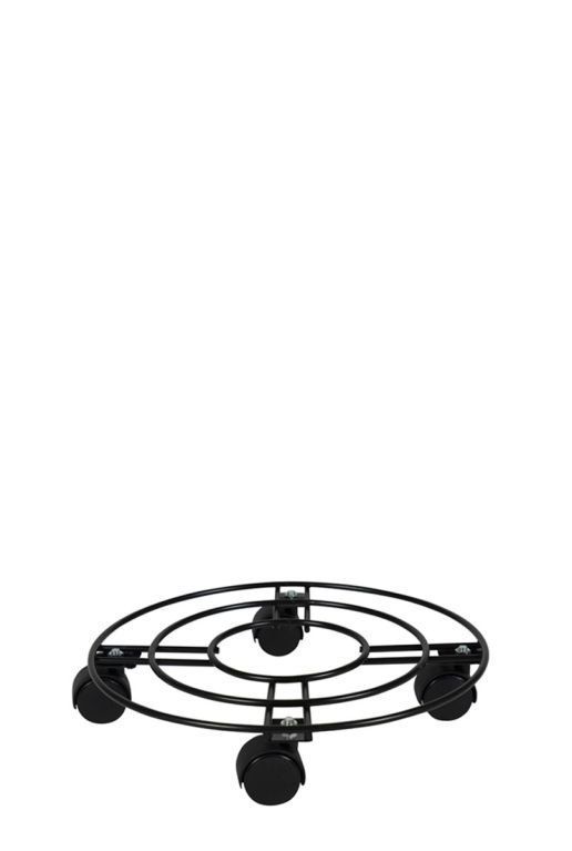 Chariot porte plantes noir