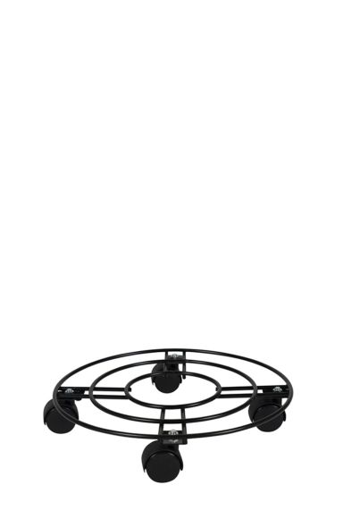 Chariot porte plantes noir